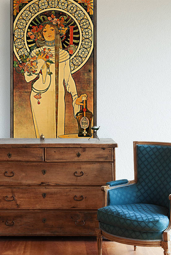 La Trappistine by Alphonse Mucha by VINTAGE POSTER