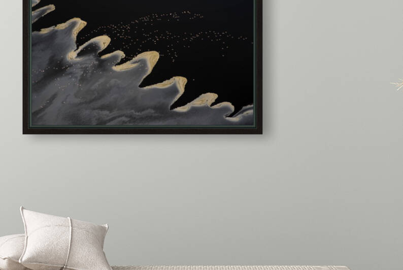 Flying Over the Lake by 1x