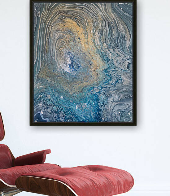 Seafoam Abstract by Amirah Hall