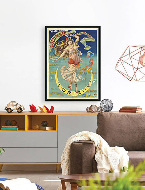 LOrient Art Nouveau Poster by VINTAGE POSTER