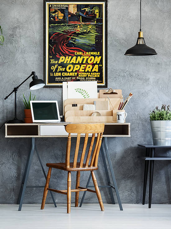 The Phantom of the Opera Vintage Film Poster by VINTAGE POSTER