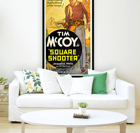 Square Shooter Vintage Film Poster, 1935 by VINTAGE POSTER