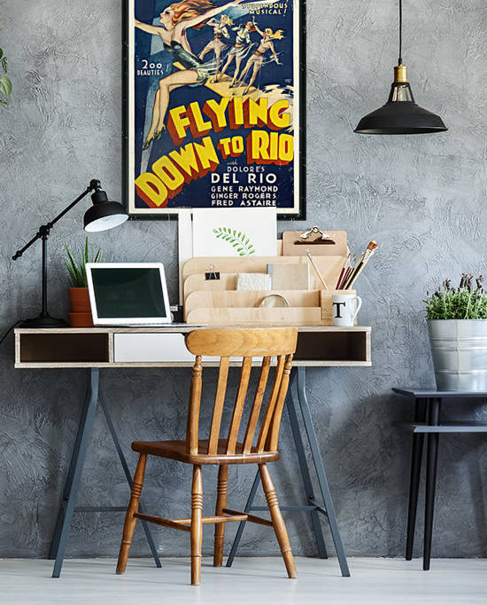 Flying Down to Rio Vintage Film Poster, 1933 by VINTAGE POSTER