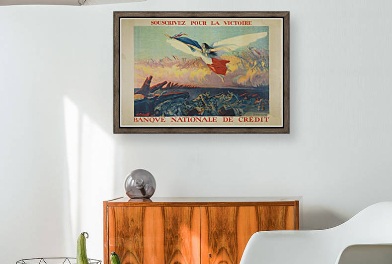 Banque Nationale de Credit France World War One Poster by VINTAGE POSTER