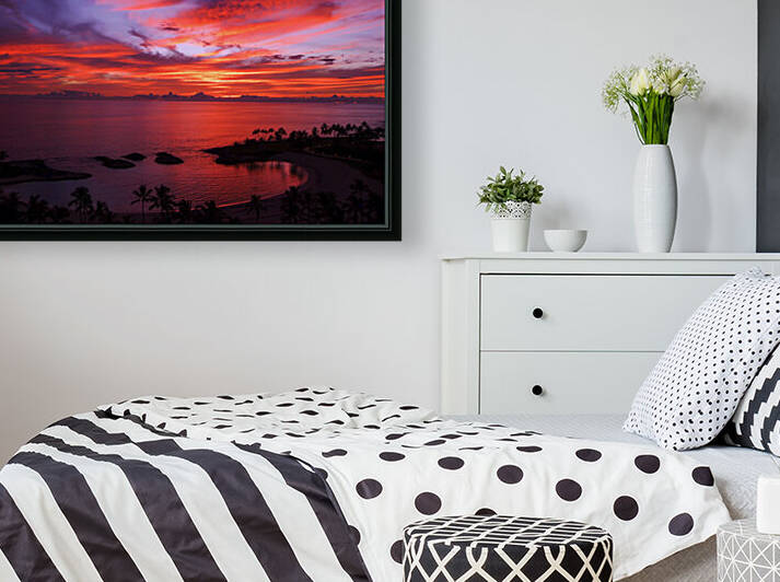 Euphoria Before Bliss - 2013 ARTWORK OF THE YEAR WINNER - Pink and Orange Kissed Skies over Hawaii at Sunset by 360 Studios