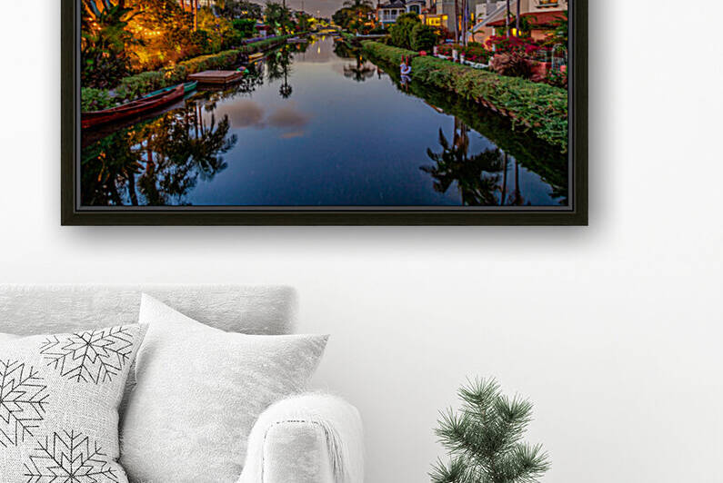 Venice Canal At Twilight by WOW Factor Photography
