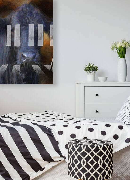 Black Angus Portrait  by HH Photography of Florida