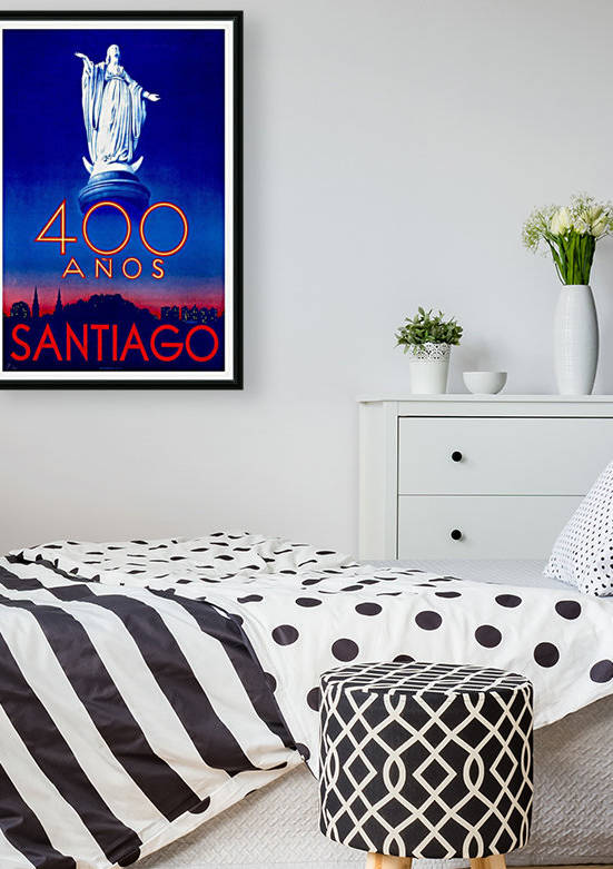 Official Poster 400 Anos Santiago de Chile by VINTAGE POSTER