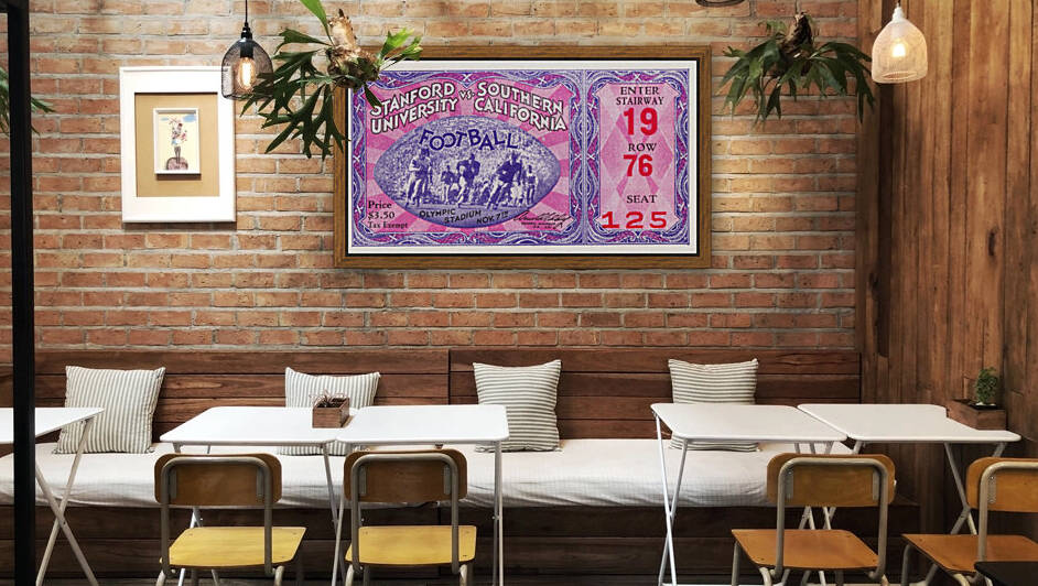 1931 USC Trojans vs. Stanford University by Row One Brand