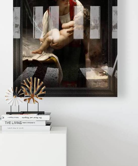 Berceuse - Le Coucher by William-Adolphe Bouguereau Classical Fine Art Xzendor7 Old Masters Reproductions by xzendor7