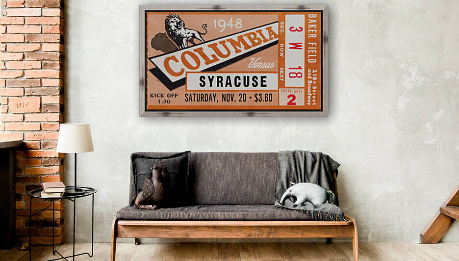 1948 Columbia Lions vs. Syracuse Orangemen by Row One Brand