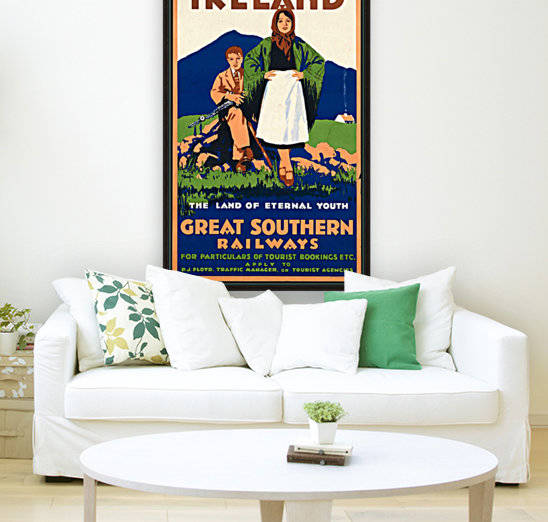 Ireland Vintage Travel Poster by VINTAGE POSTER