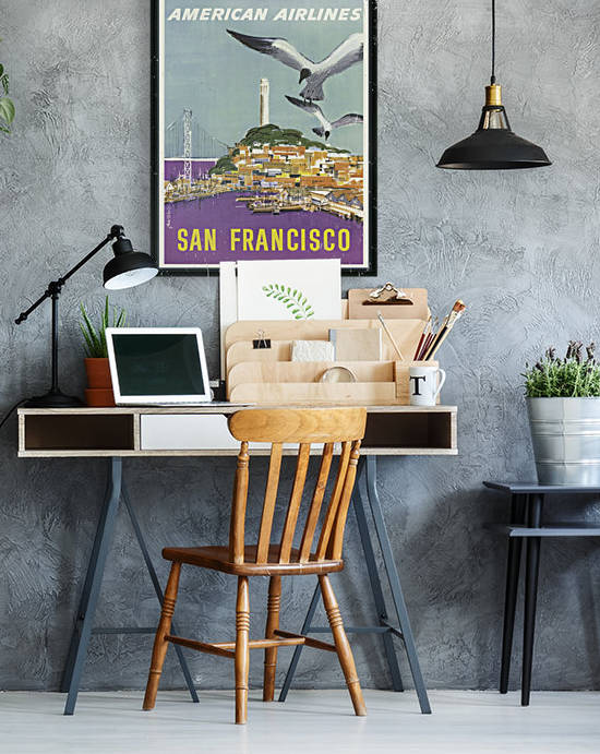 American Airlines San Francisco by VINTAGE POSTER