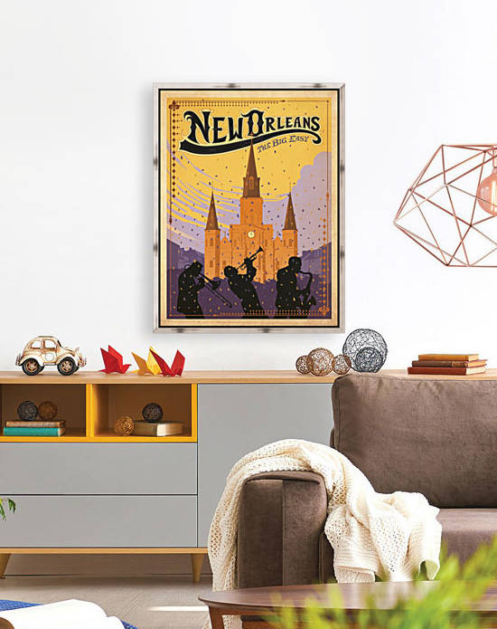 New Orleans American travel poster by VINTAGE POSTER