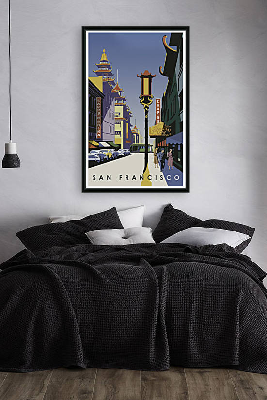 Vintage Poster, Chinatown San Francisco by VINTAGE POSTER