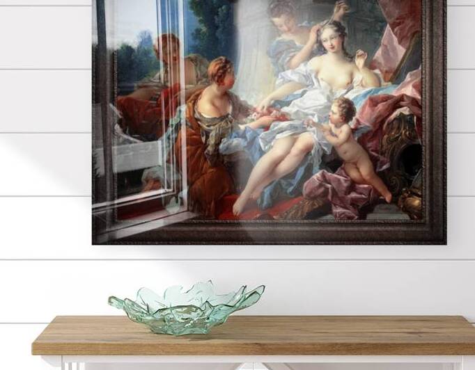 The Toilet of Venus by Francois Boucher Old Masters Xzendor7 Classical Art Reproductions by xzendor7