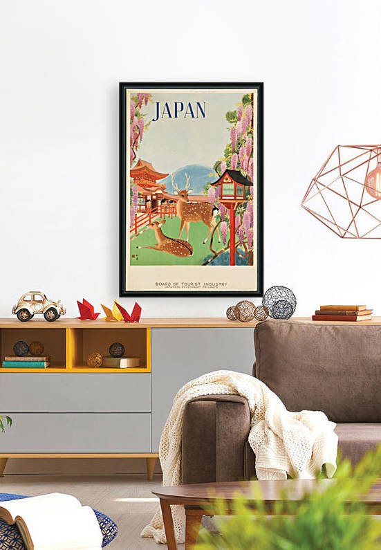 Vintage Travel Poster in 1930 for Japan by VINTAGE POSTER