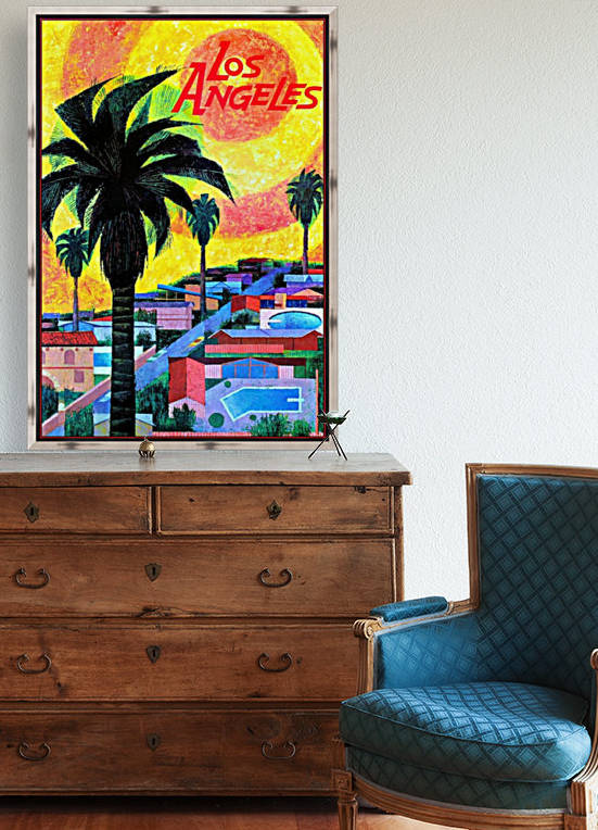 Vintage Los Angeles Travel Poster by VINTAGE POSTER