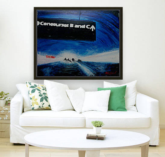 New York airport terminal 2014 oil on canvas  110х90cm  by Vetrof Alik