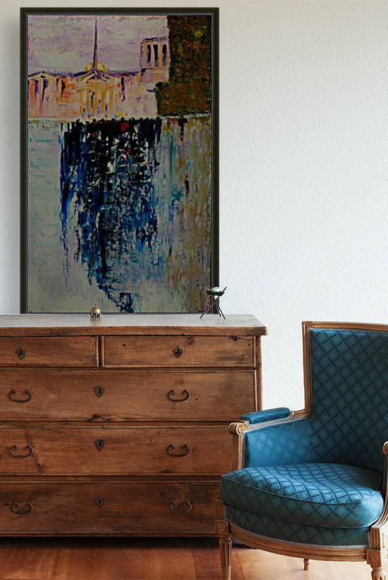 City ​​after rain 2012, 75x125cm by Vetrof Alik