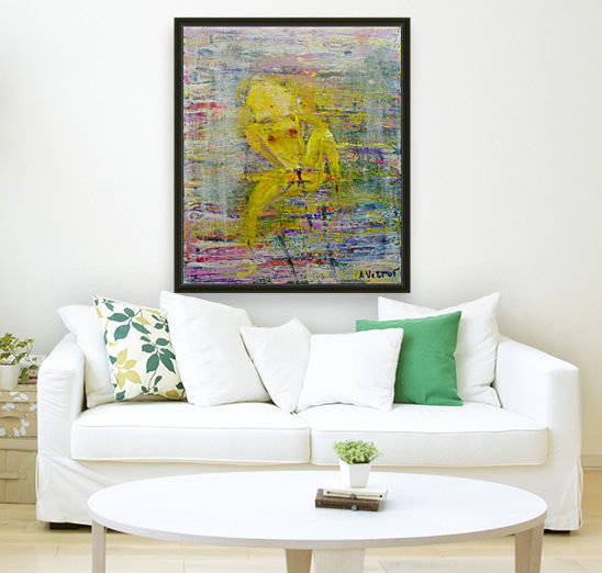 Nude oil on canvas 45x55 cm 2014painter Alik Vetrof by Vetrof Alik