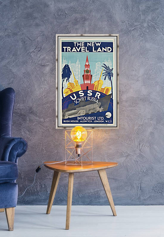 USSR Soviet Russia The new travel land by VINTAGE POSTER