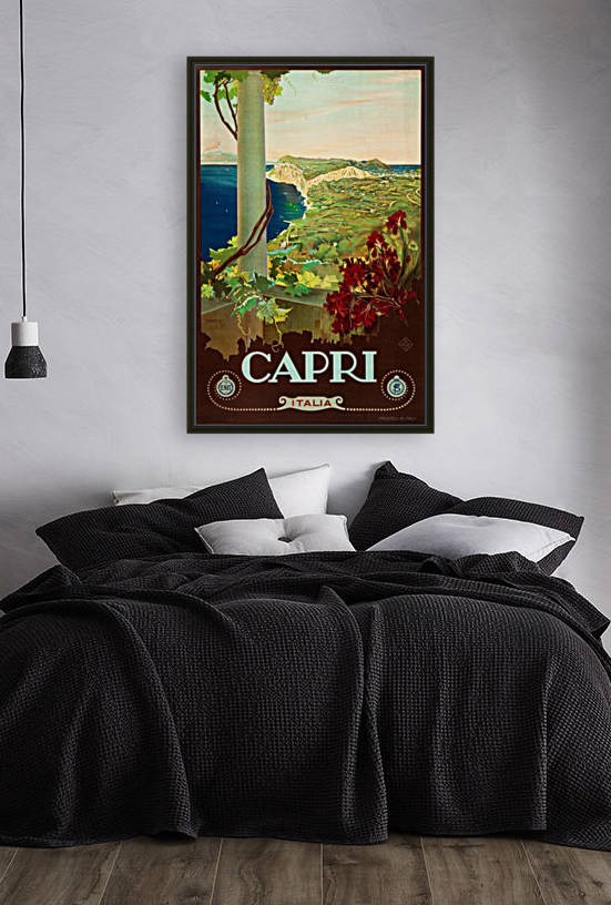 Capri Travel Poster by VINTAGE POSTER