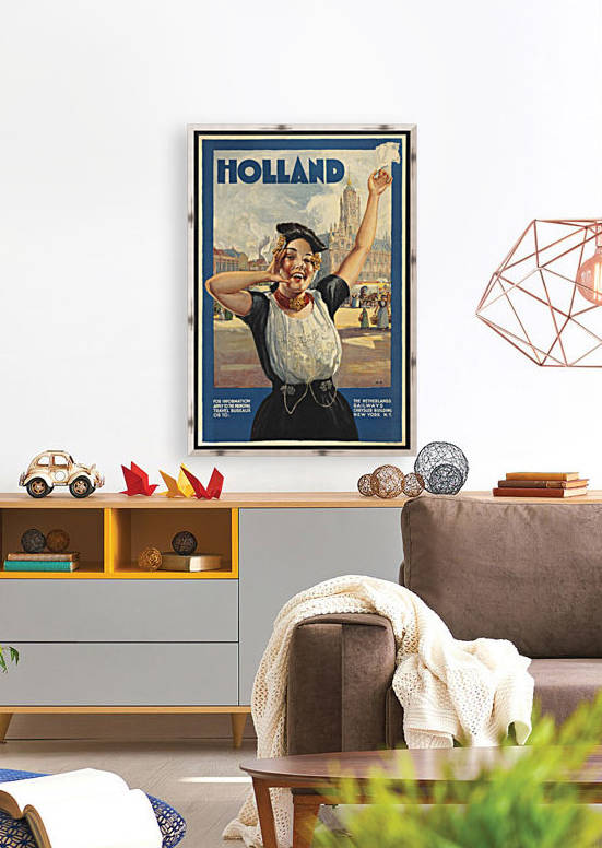 Holland Vintage Travel Poster by VINTAGE POSTER