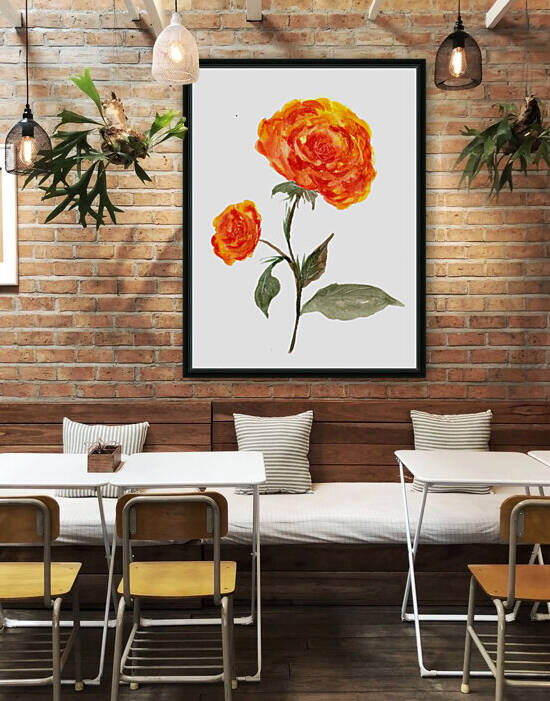 Orange Roses by Sebastian Grafmann