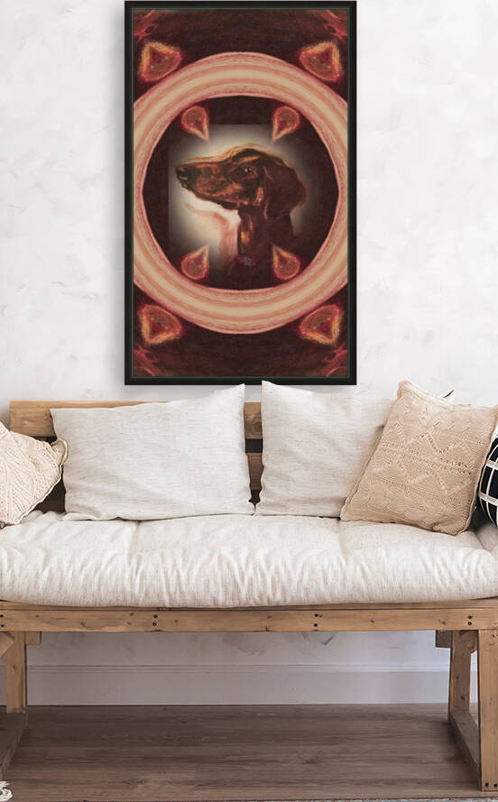 Dober-mensional Window by Lowell Phoenix Devin