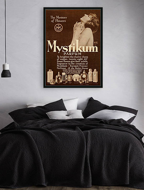 Mystikum perfume ad photo 1925 by VINTAGE POSTER