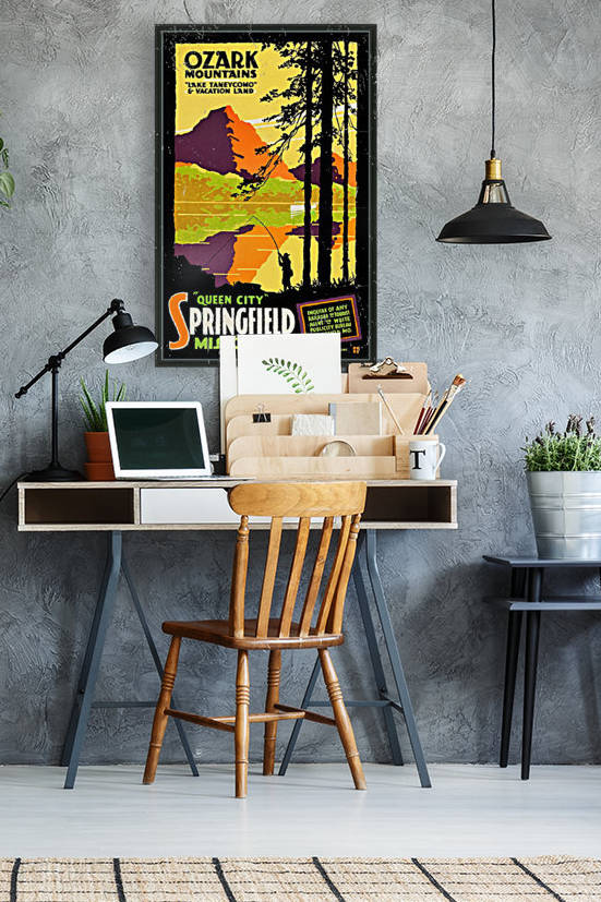 Ozark Mountains Travel Poster by VINTAGE POSTER