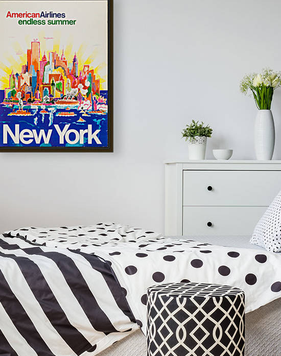 American Airlines Travel Poster Endless Summer by VINTAGE POSTER