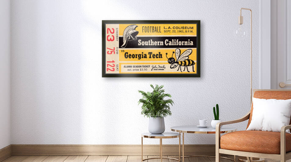 1961 USC vs. Georgia Tech | Row One by Row One Brand