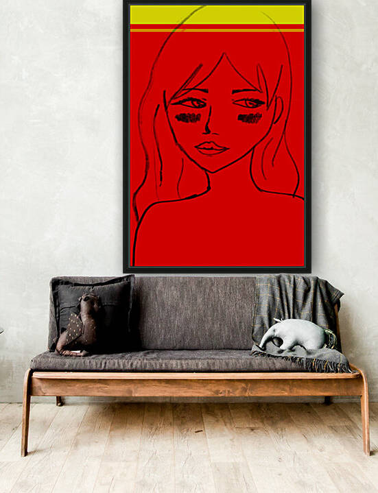 red and yellow girl by Busra Tutaysalgir