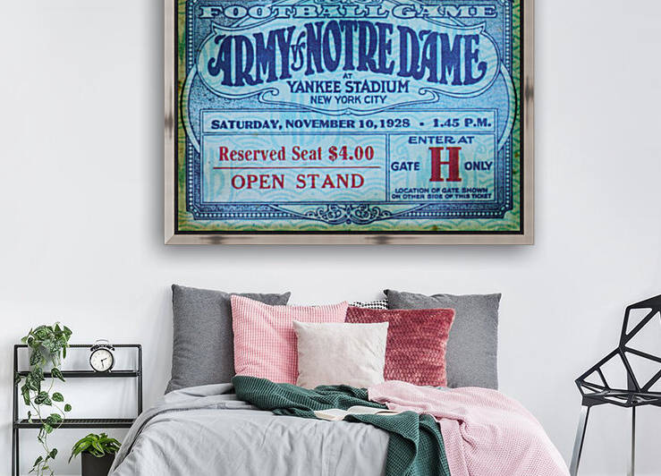 1928 Army vs. Notre Dame | Win One for The Gipper  by Row One Brand