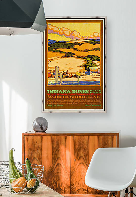 1927 Indiana Dunes poster by Leslie Ragan by VINTAGE POSTER