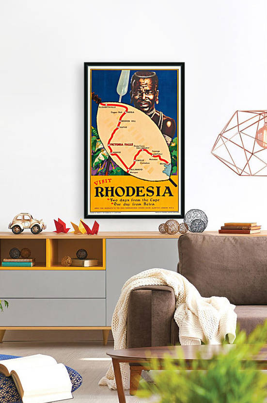 Visit Rhodesia Travel Poster by VINTAGE POSTER
