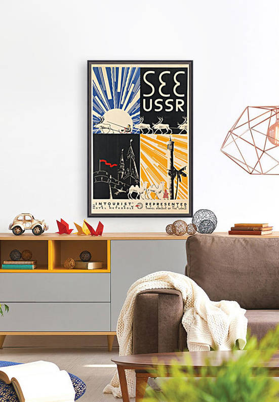See USSR travel poster by VINTAGE POSTER