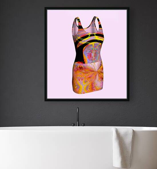 First Martianpressionistic Fashion Dress by Lowell Phoenix Devin