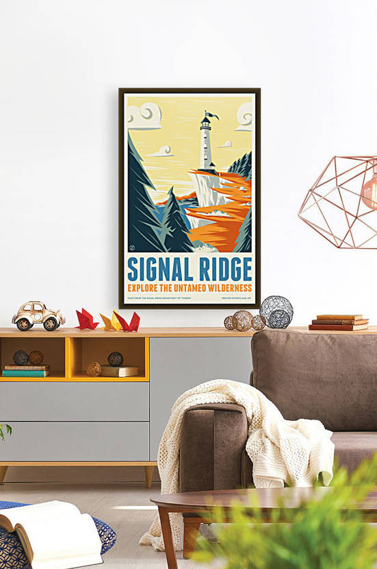 Vintage travel poster for Signal Ridge by VINTAGE POSTER