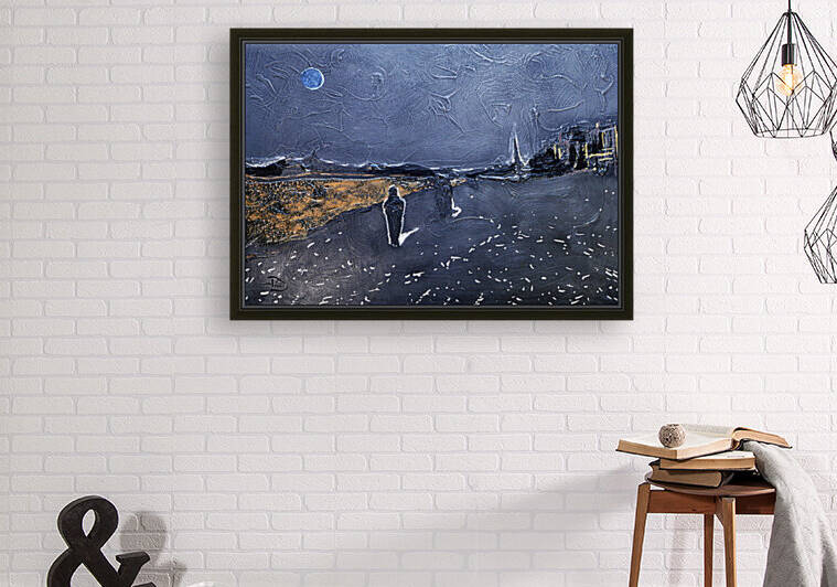 Black Graphite Beach by Lowell Phoenix Devin