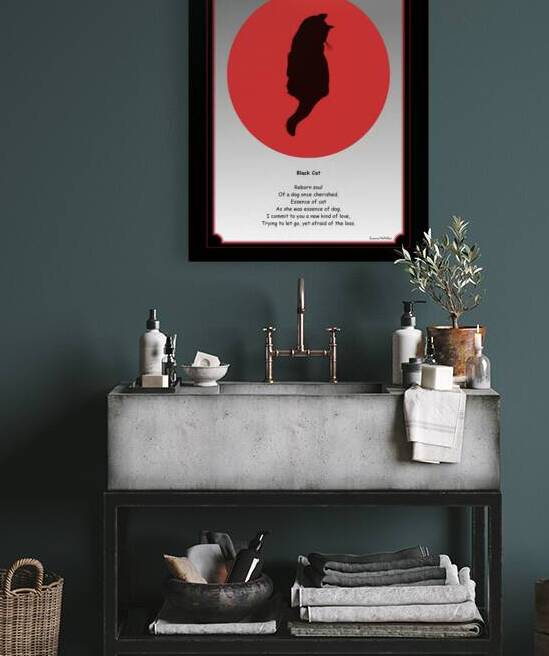 Black Cat by Susanne McMillan Art