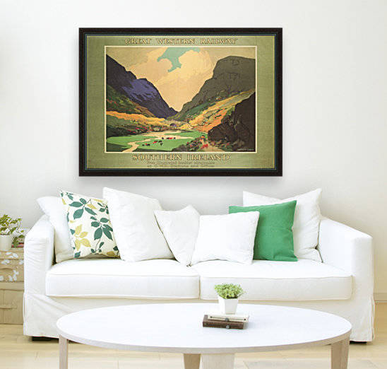 Southern Ireland Great Western Railway 1931 Vintage Travel Poster by VINTAGE POSTER