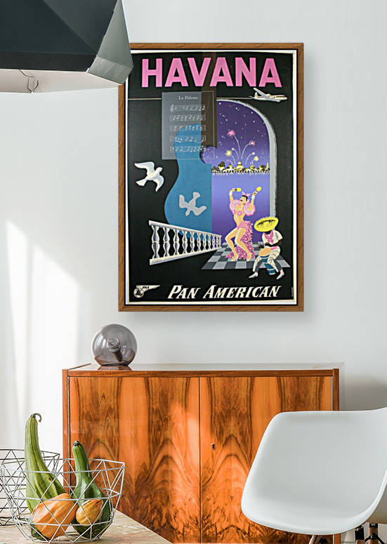 Havana Pan American Travel Poster by VINTAGE POSTER