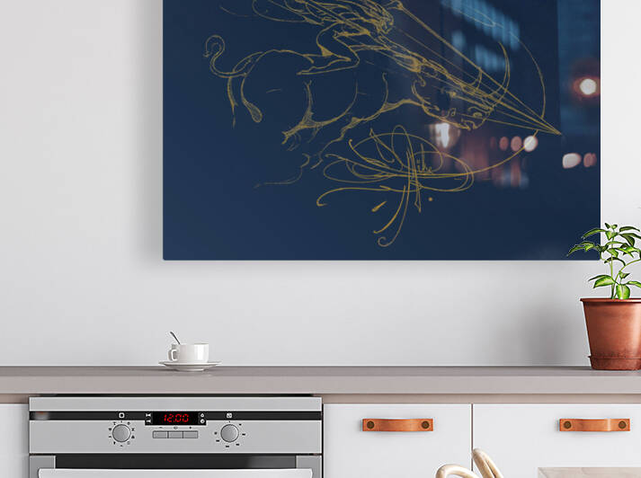 Vanishing Point Dusk by John Pitre