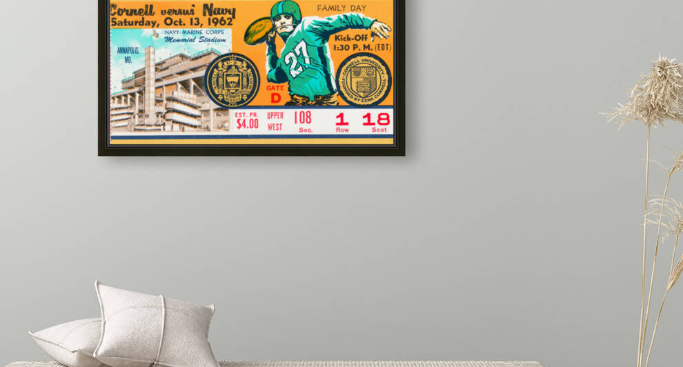 1962 Cornell vs. Navy by Row One Brand