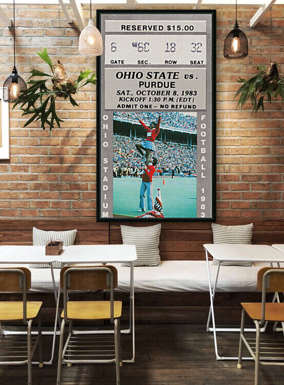 1983 Ohio State vs. Purdue by Row One Brand