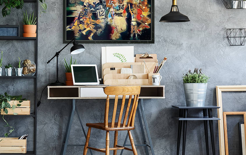 American Sports Legends Wall Art Print by Row One Brand