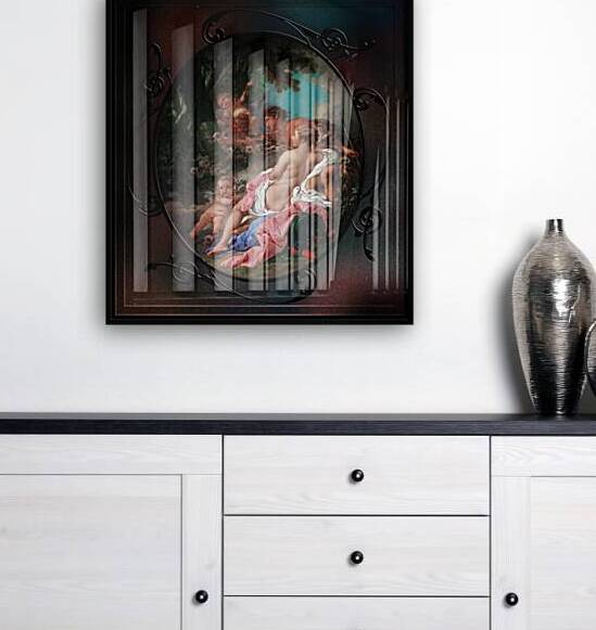 Angelica and Medoro by Francois Boucher Classical Fine Art Xzendor7 Old Masters Reproductions by xzendor7